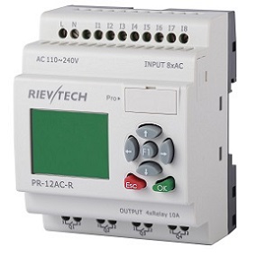 PLC PR-12AC-R (8ed/4sr/LCD) 110-240VCA